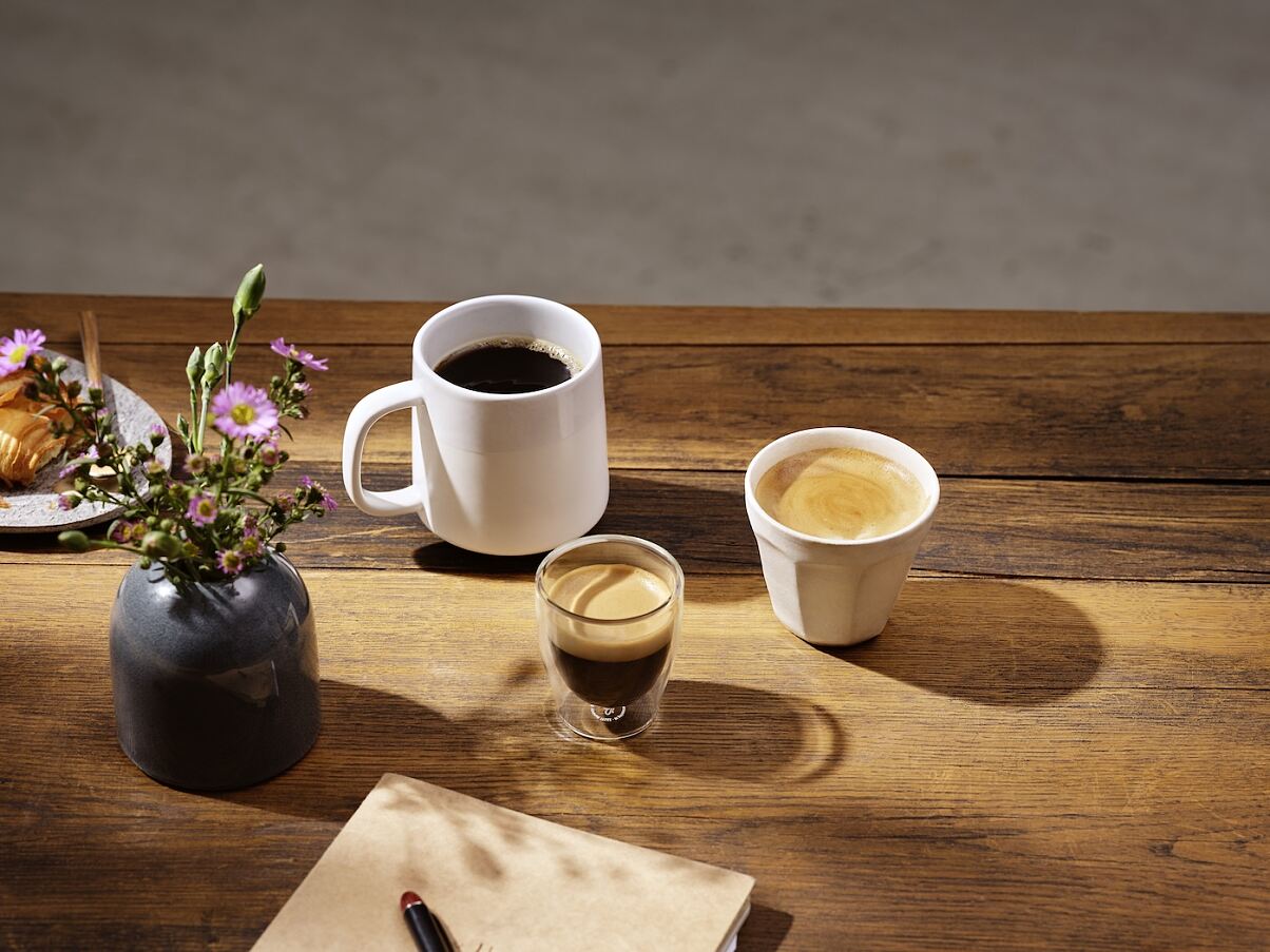 Verlängerter, Cappuccino und Espresso (c) Tchibo