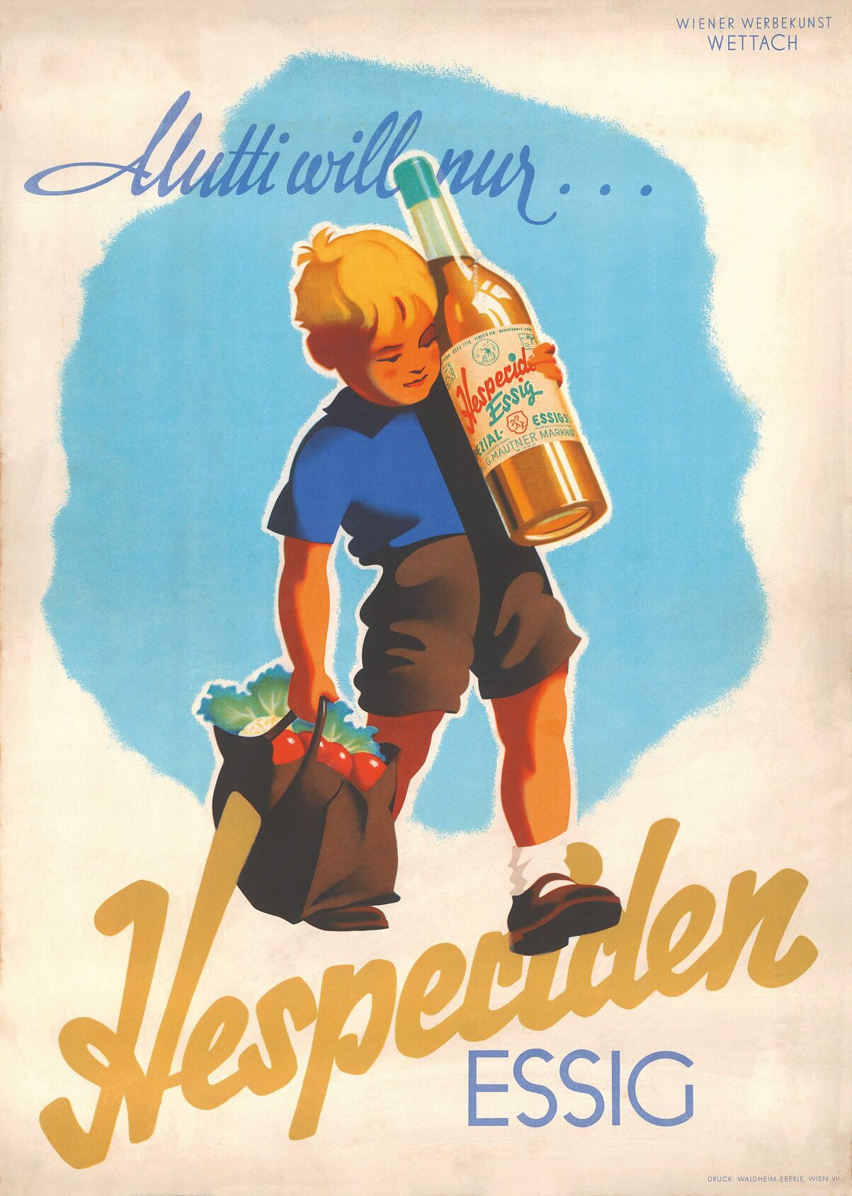 Hesperiden Essig Vintage Poster_(c)Mautner Markhof