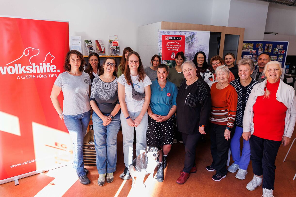 Beim Workshop unter dem Motto „Urli, Burli und Schurli – weil Tierliebe kein Alter kennt“ gab es Tipps und Unterstützungsangebote für Senior:innen aus erster Hand zu entdecken. 